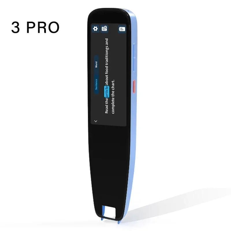 Stylo Scanner Traducteur – Lecture à Voix Haute & Traduction en 112 Langues