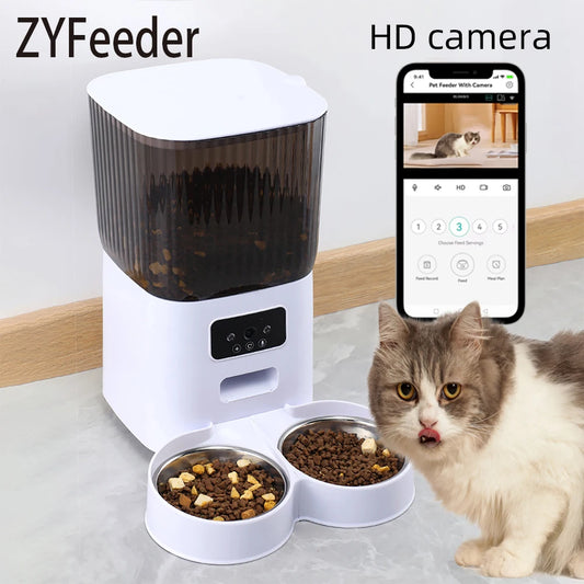 Distributeur Automatique de Croquettes 5 L – WiFi & Caméra