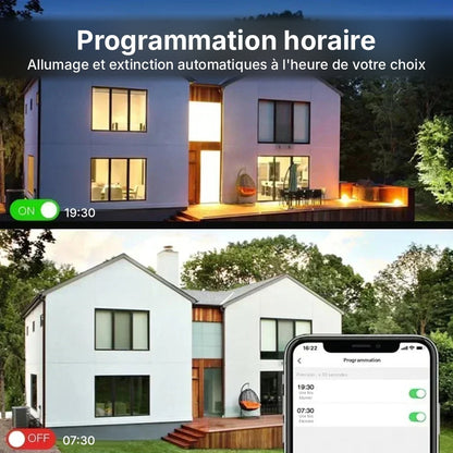 Ampoule Connectée WiFi E27 – 16 Millions de Couleurs, Compatible Alexa & Google
